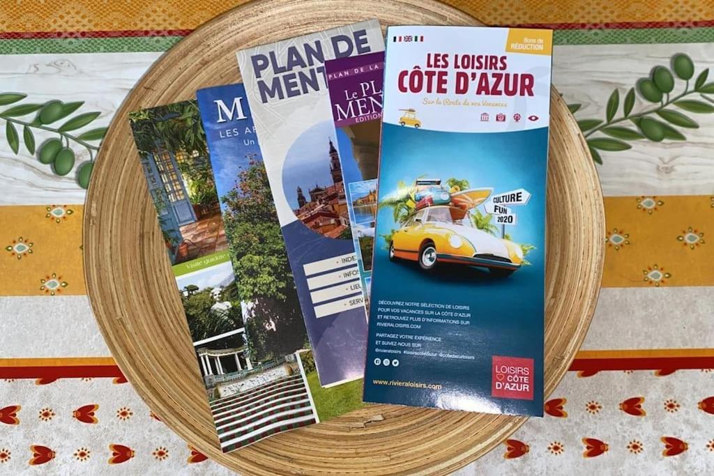 Le Montfleuri- Centre-Ville - Parking Prive - Vue Mer Menton Ngoại thất bức ảnh